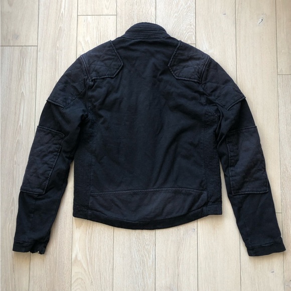 Polo Ralph Lauren Quilt Patch Moto Jacket in Black Women’s Size M - Picture 14 of 14